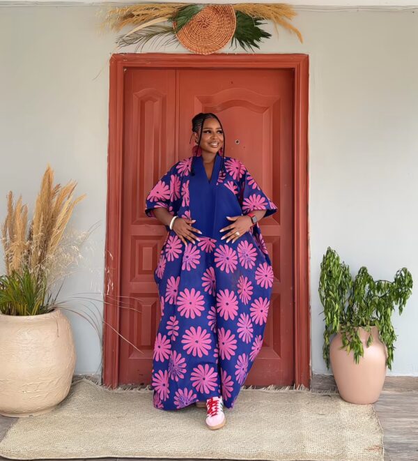 PINK & BLUE BLEND KAFTAN