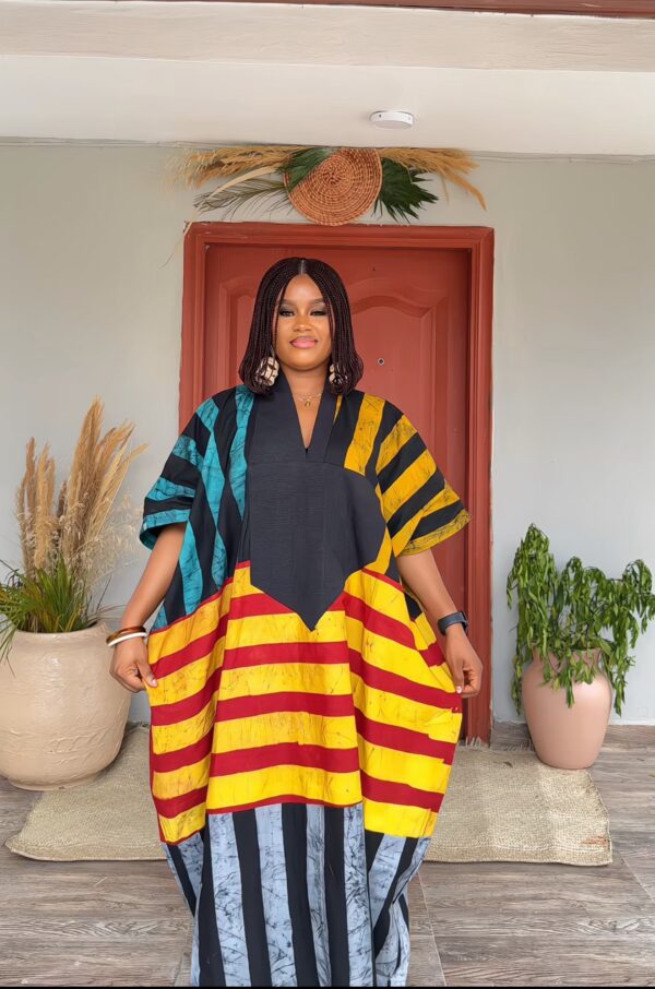BLACK BLEND KAFTAN